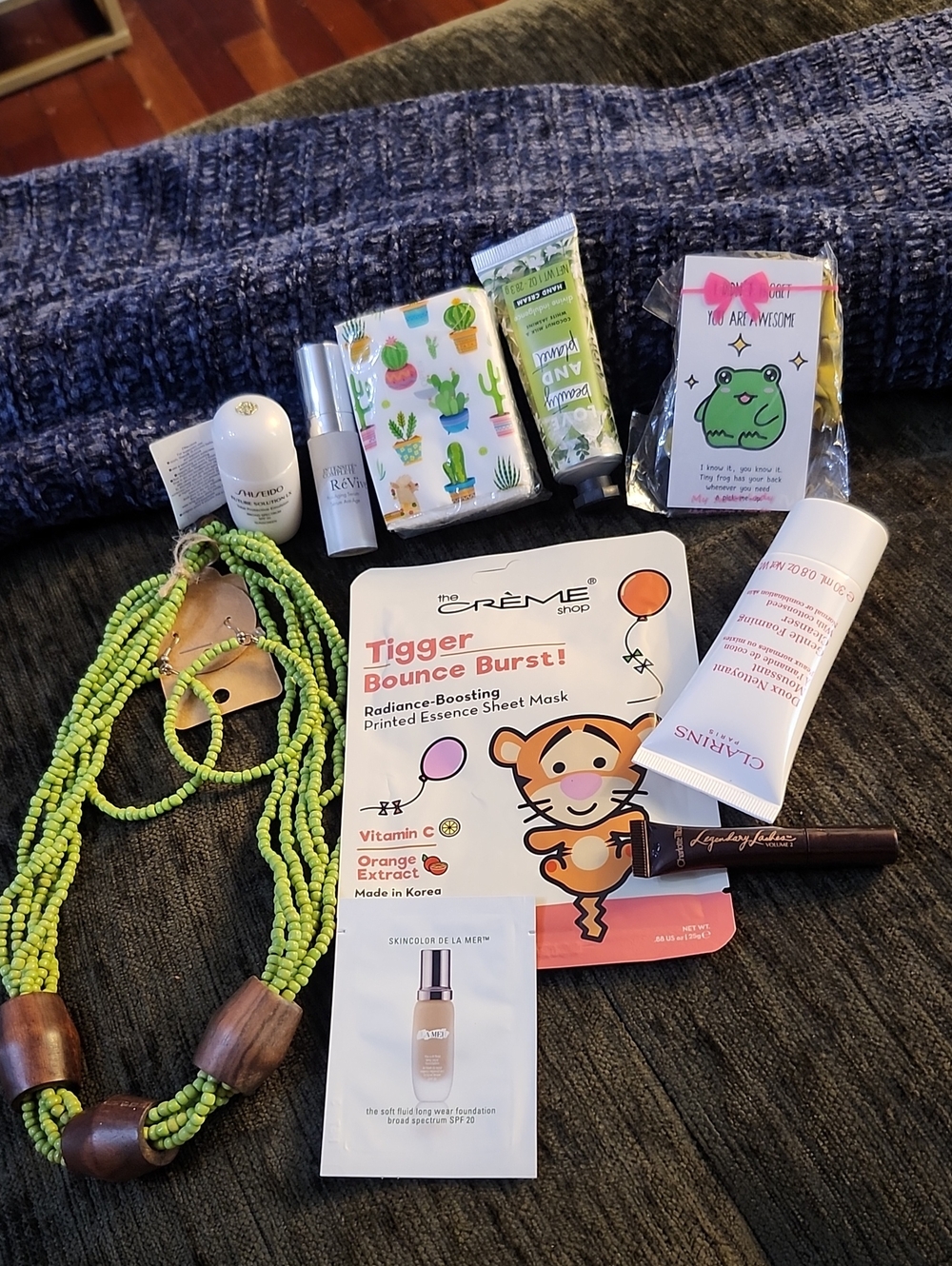10pc Bundle, Clarins La Mer Creme Shop Shlseido Revive Charlotte Tilbury Jewelry